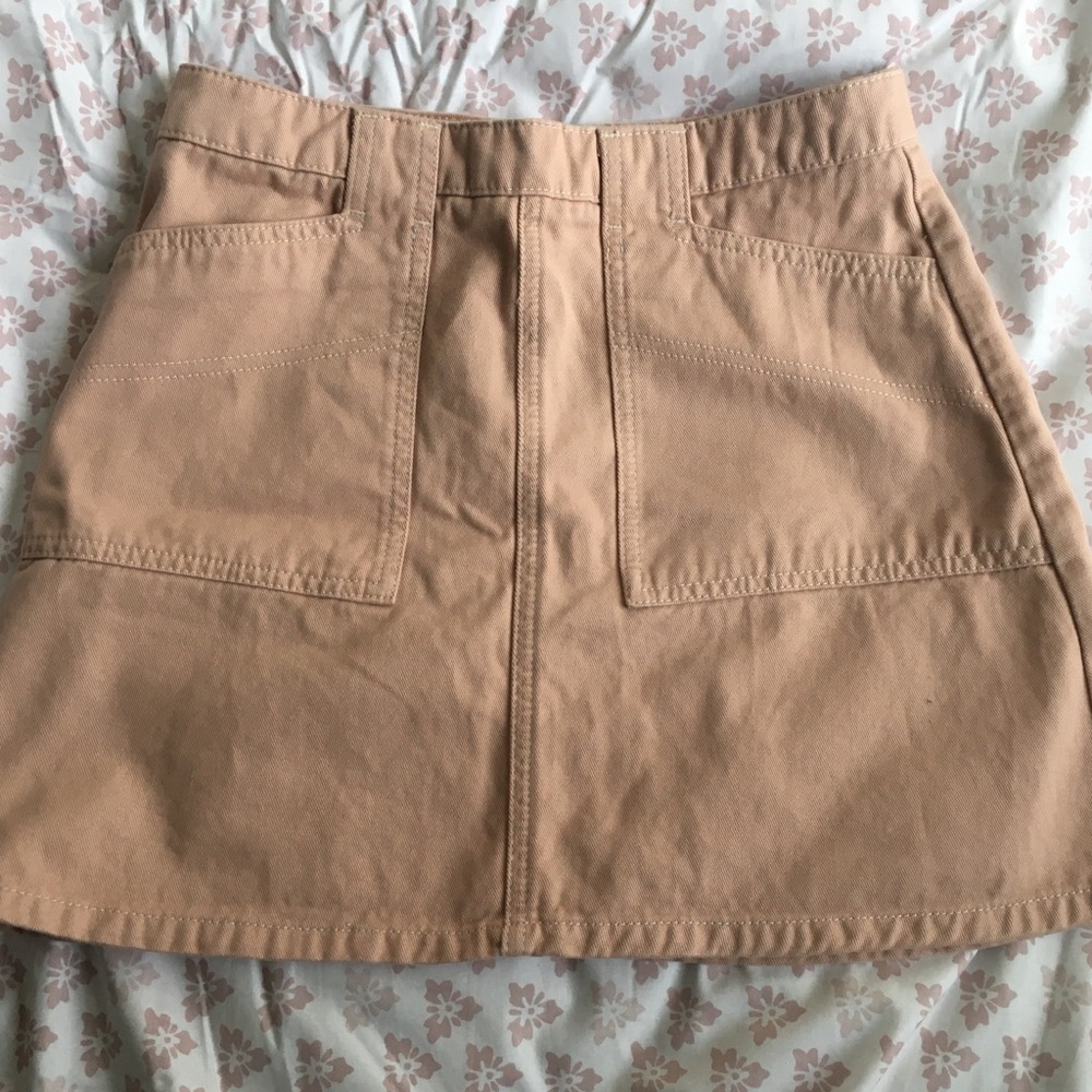 pink utility skirt